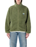 American Vintage Hoktown fleece jacket Rive Military Green Polyester Fleeces