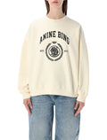 Anine Bing Miles cotton sweatshirt Cream