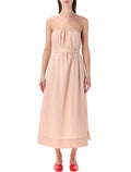 Soeur Heidi long dress in pink cotton Rose Blush Organic