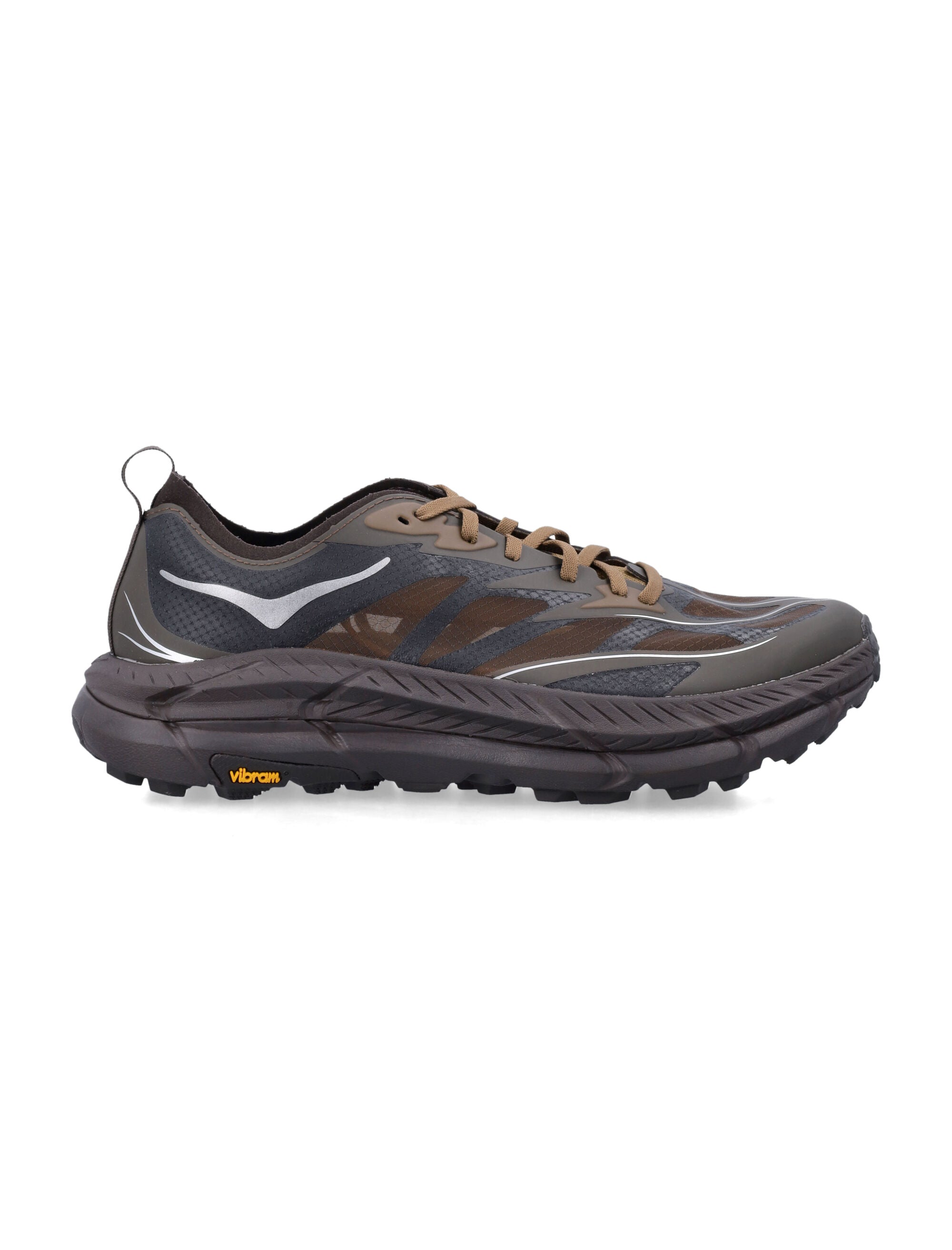 Hoka One Mafate Speed 4 Lite Tree Bark / Cast Iron Synthetic Sole Sneaker