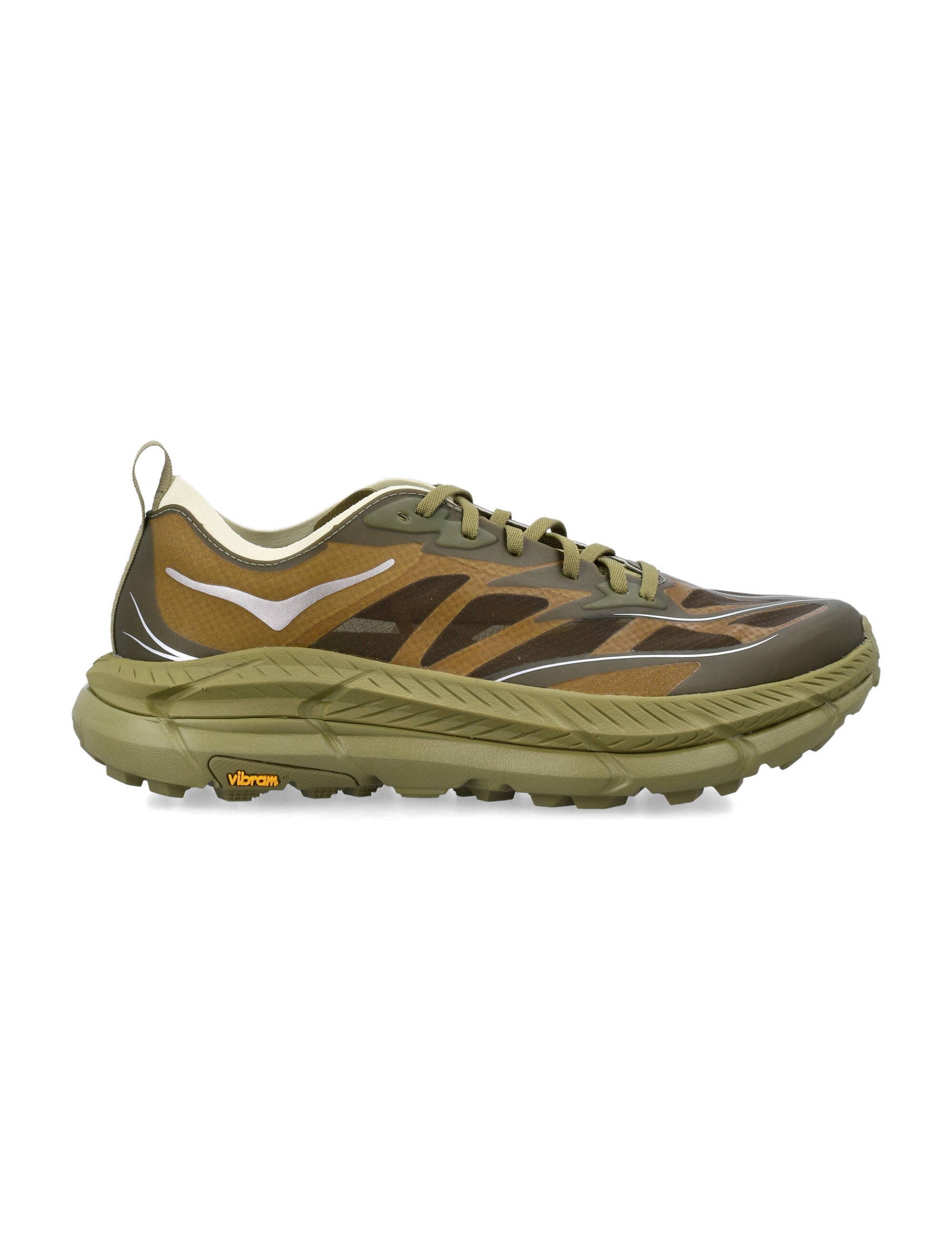 Hoka One Mafate Speed 4 Lite Wild Rye / Pampas Grass Synthetic Sole Sneaker