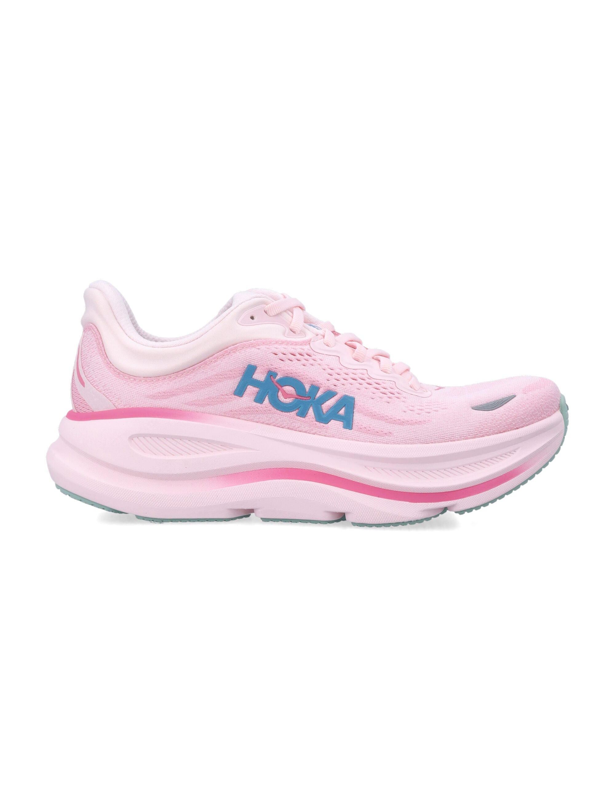 Hoka One Bondi 9 womans sneakers Rose Tea / Petal Mesh Sole