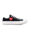 Comme des Garçons Play Converse sneakers Black Cotton Sole