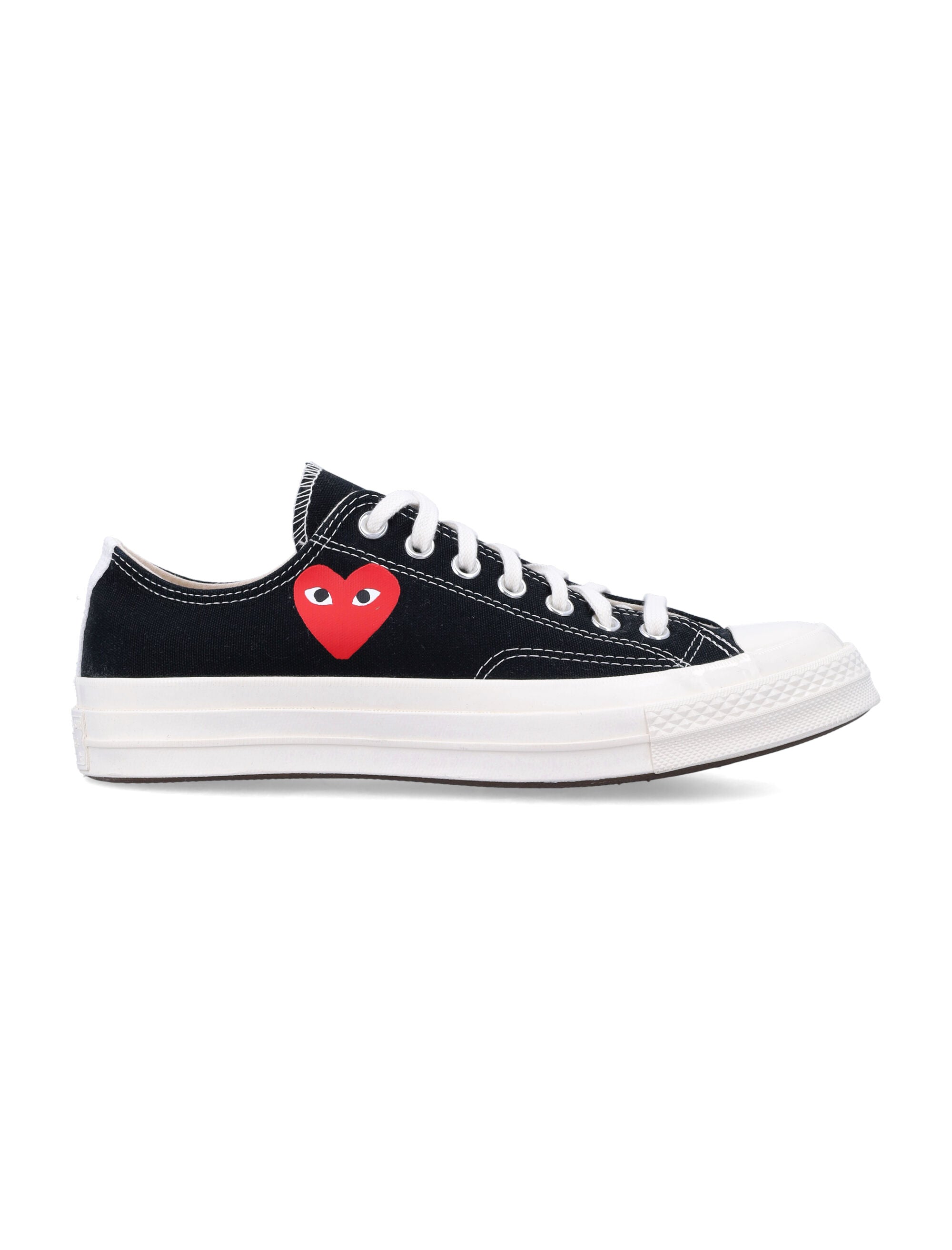 Comme des Garçons Play Converse sneakers Black Cotton Sole