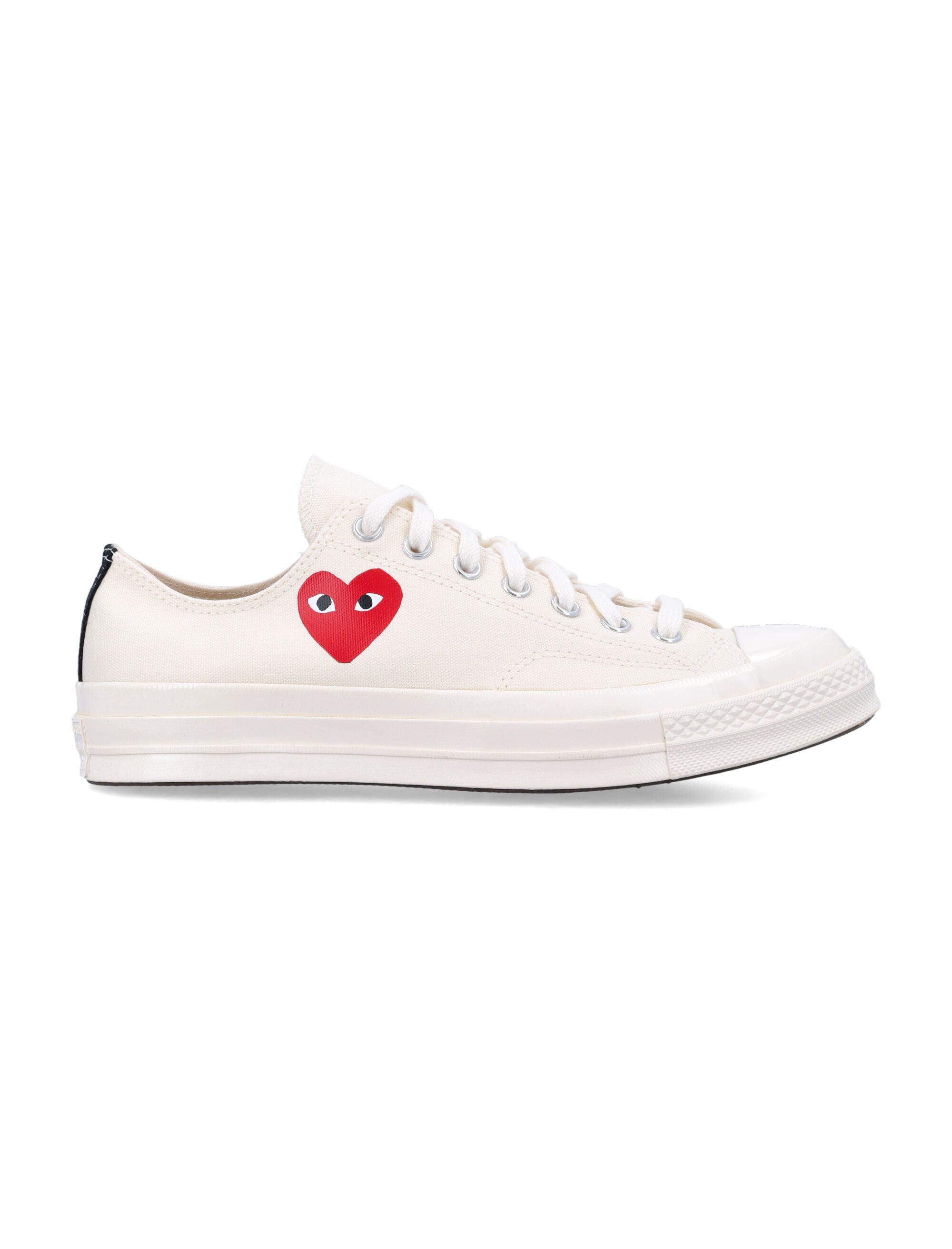 Comme des Garçons Play Converse sneakers White Cotton Sole