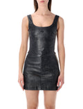 Adidas Originals fitted black faux leather corset Polyurethane Lining Top