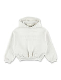 Essentials Fear of God Kids Hoodie Oatmeal Heather Cotton Fleece