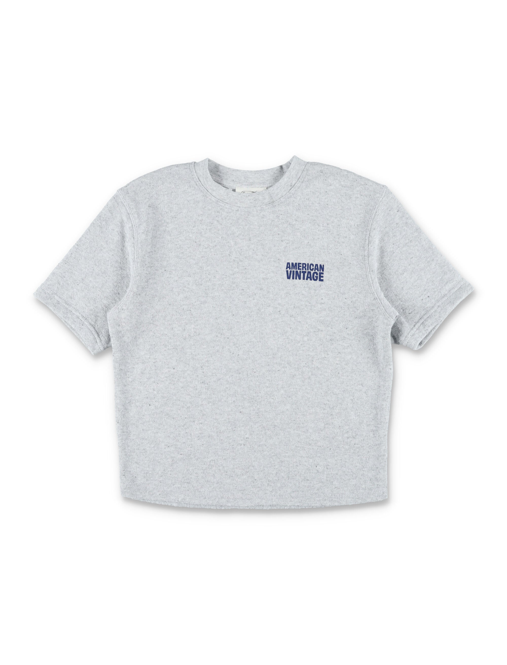 American Vintage Evona short-sleeve sweatshirt for kids Grey Polyester Tshirt
