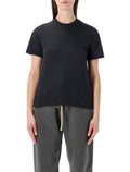 Essentials Fear of God dark grey embroidered classic tee Vintage Black Cotton Tshirt