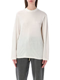 Essentials Fear of God classic LS tee Ivory Cotton Tshirt