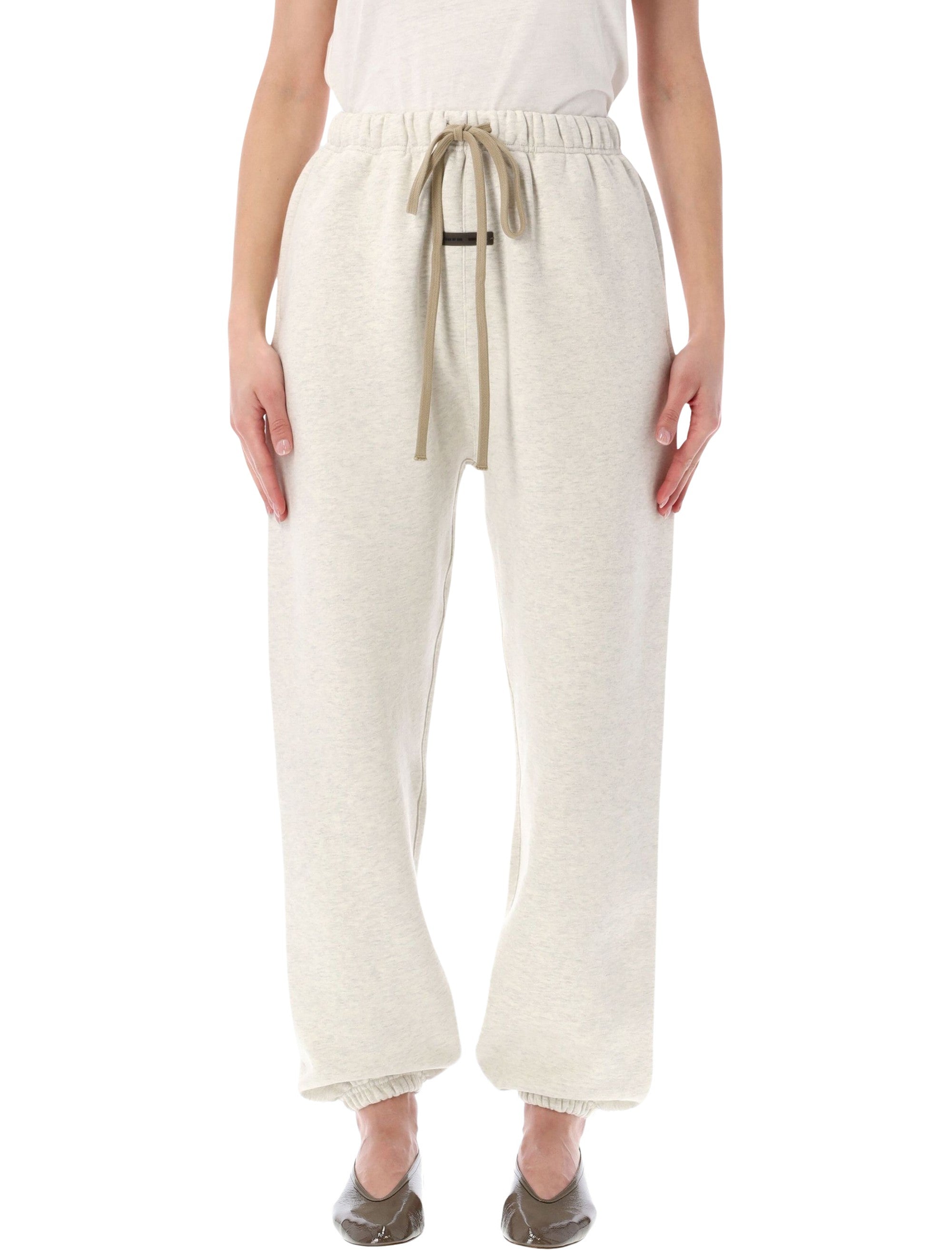 Essentials Fear of God classic beige sweatpants Oatmeal Heater Cotton Pant
