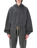 Essentials Fear of God grey 90s raglan hoodie Charcoal Heater Cotton Sweatshirt