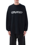 Fear of God Essentials 90s Ponte long sleeve black Vintage Recycled Polyester T-shirt