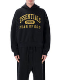 Fear of God Essentials Classic hoodie black Vintage Cotton Sweatshirt