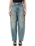 Ganni mid-rise denim jeans Mid Blue Vintage Organic Cotton