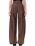 The Latest Billie poplin pants Brown Cotton