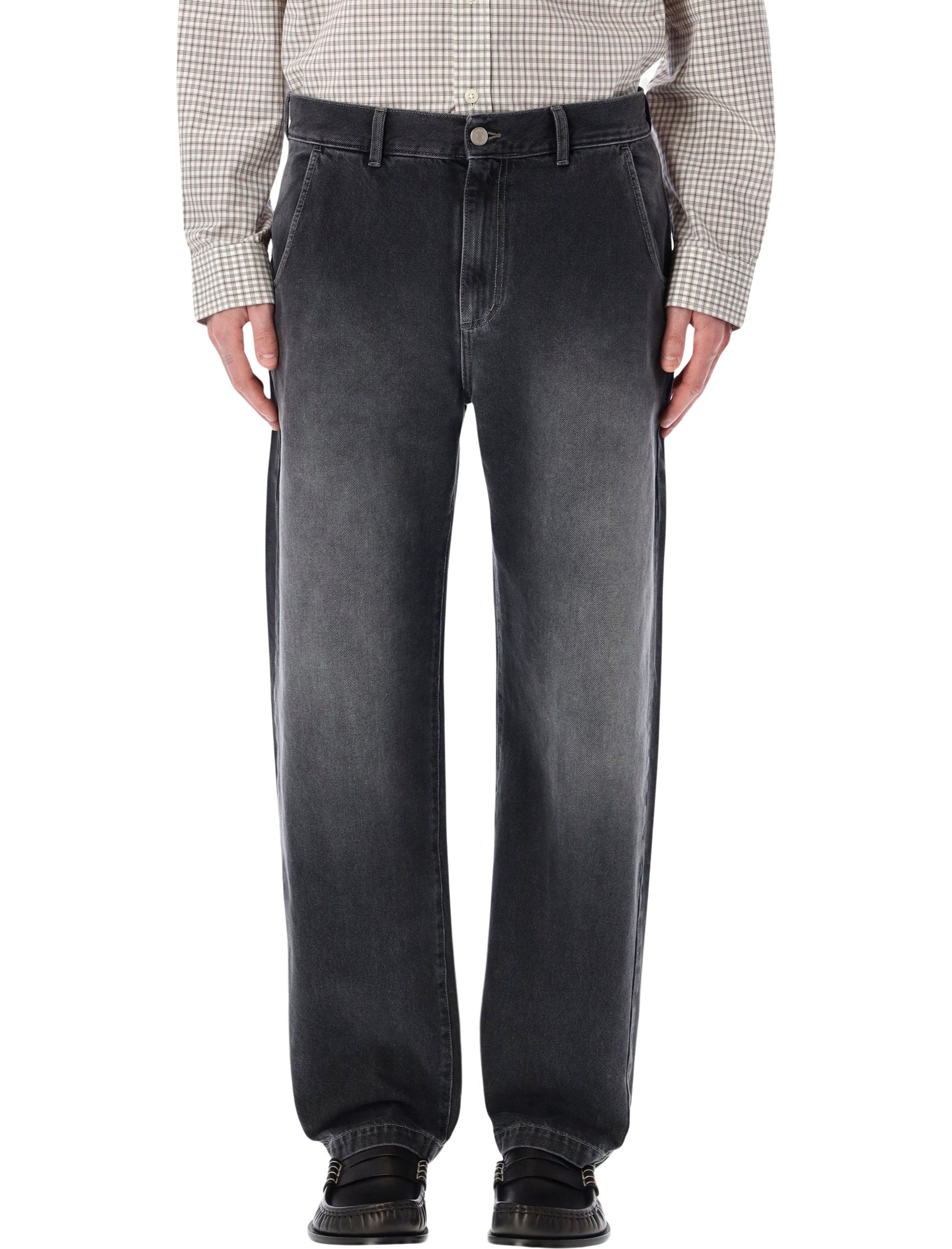 MFpen regular fit organic denim jeans Vintage Grey Cotton