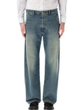 MFpen straight cut organic denim jeans Vintage Blue Cotton