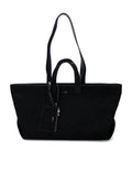 A.P.C. Le Drummer suede bag Black Calf Leather Tote
