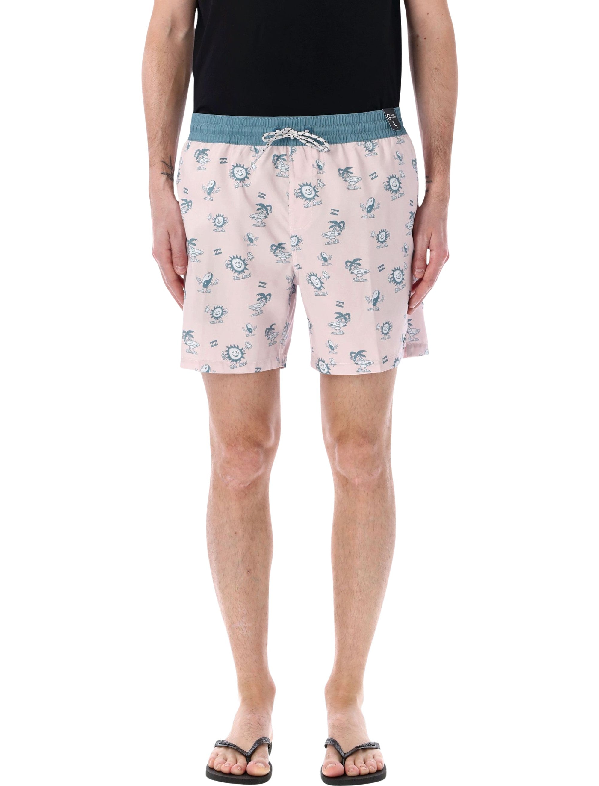 Billabong Vacay Layback boardshorts Light Pink Recycled Polyester Swimwear