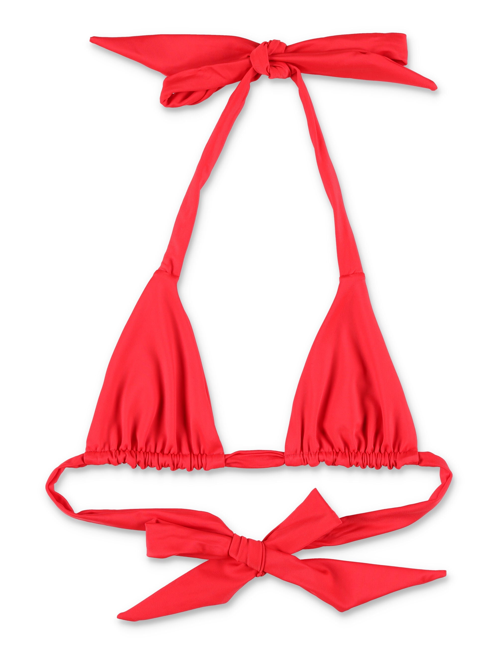 Lets Swim triangle bikini top Red Econyl®