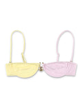 Reina Olga Hammond demi-cup bikini top Paste L Yellow Pink Polyamide