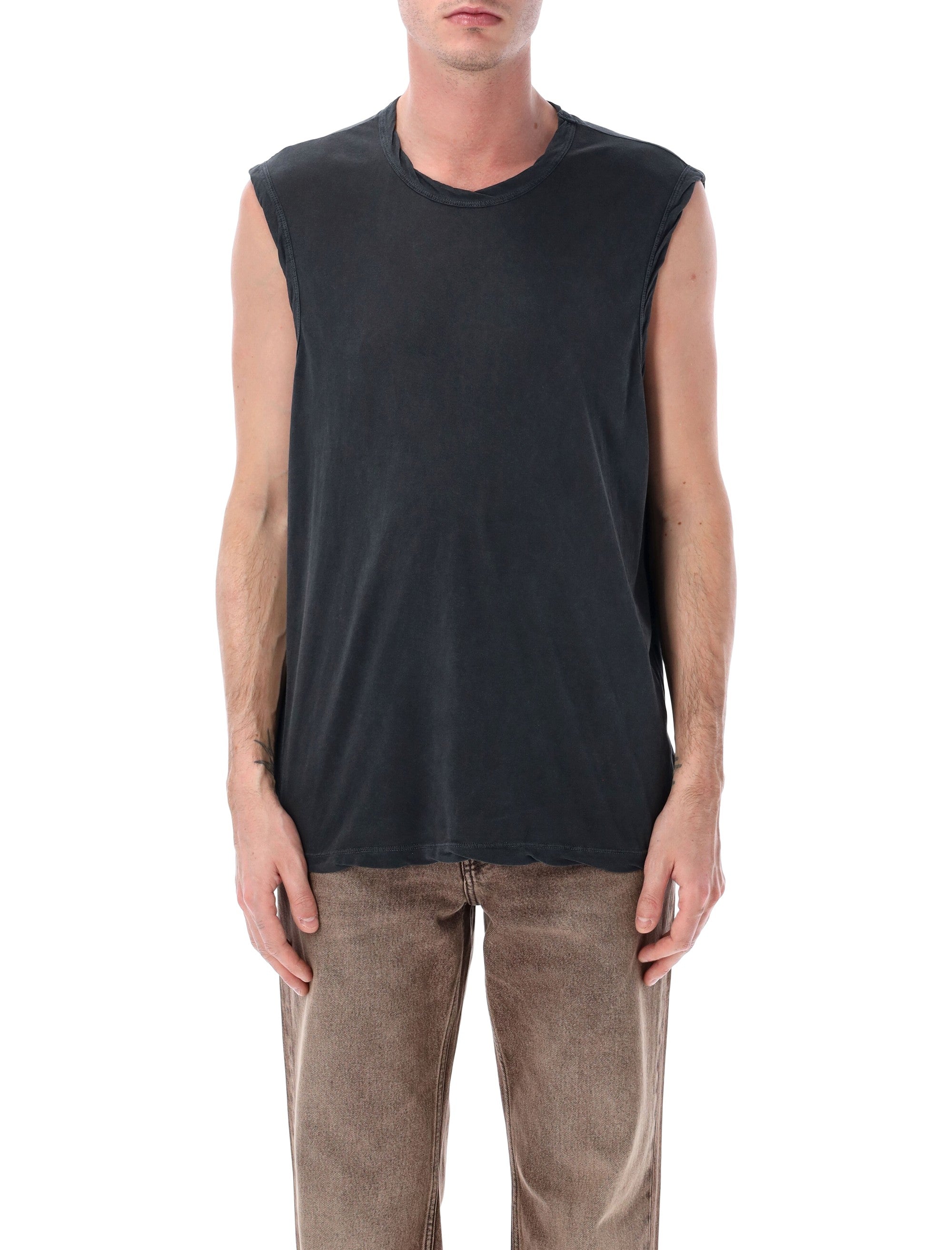 James Perse cotton Muscle tank Magma Tshirt