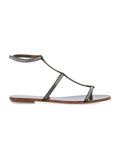 Pedro García satin Enola strappy sandals Olivade Viscose