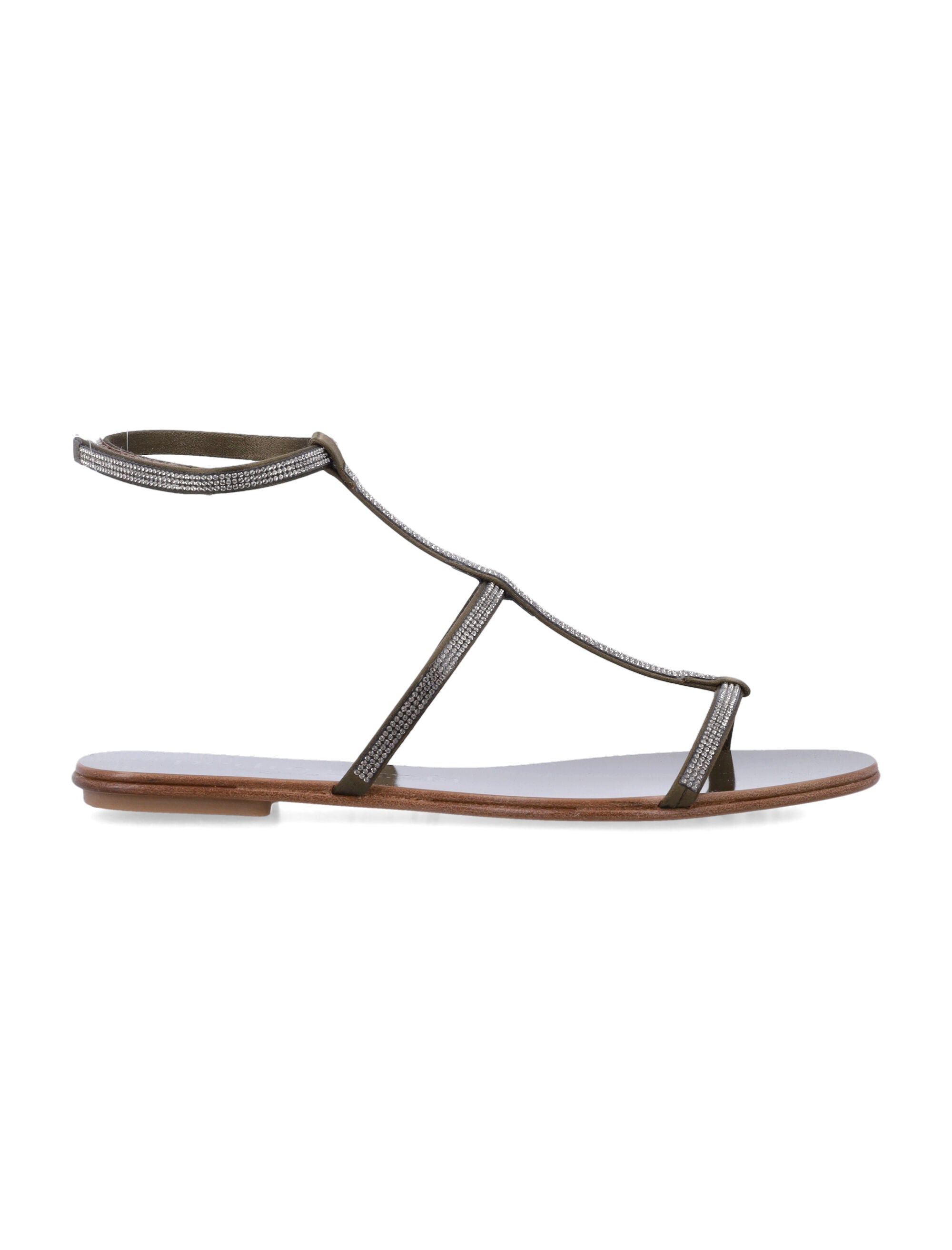 Pedro García satin Enola strappy sandals Olivade Viscose