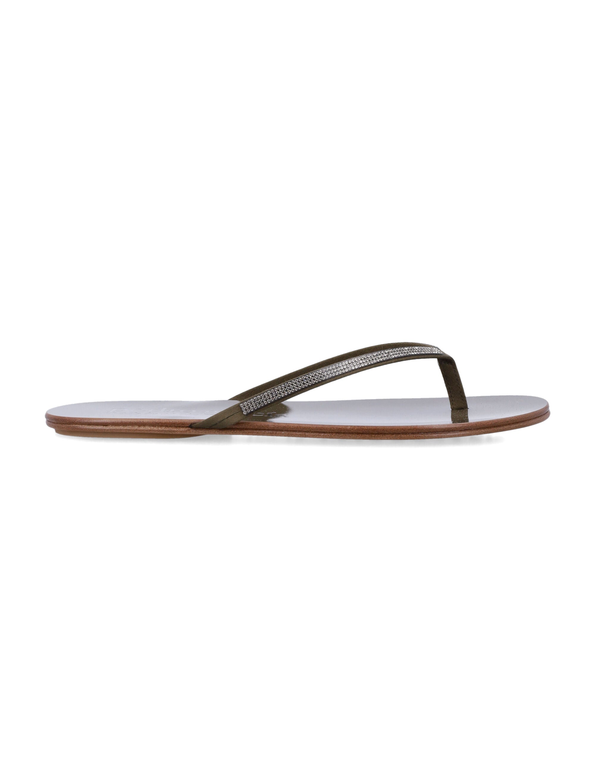 Pedro García Prune satin crystal sandals Olivade Viscose