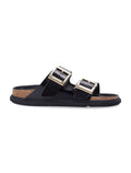 Birkenstock Arizona Droplet Buckle Sandals Black Upper