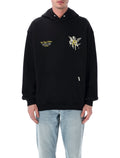 Represent Legacy Cherubs cotton hoodie Jet Black Rib Sweatshirt