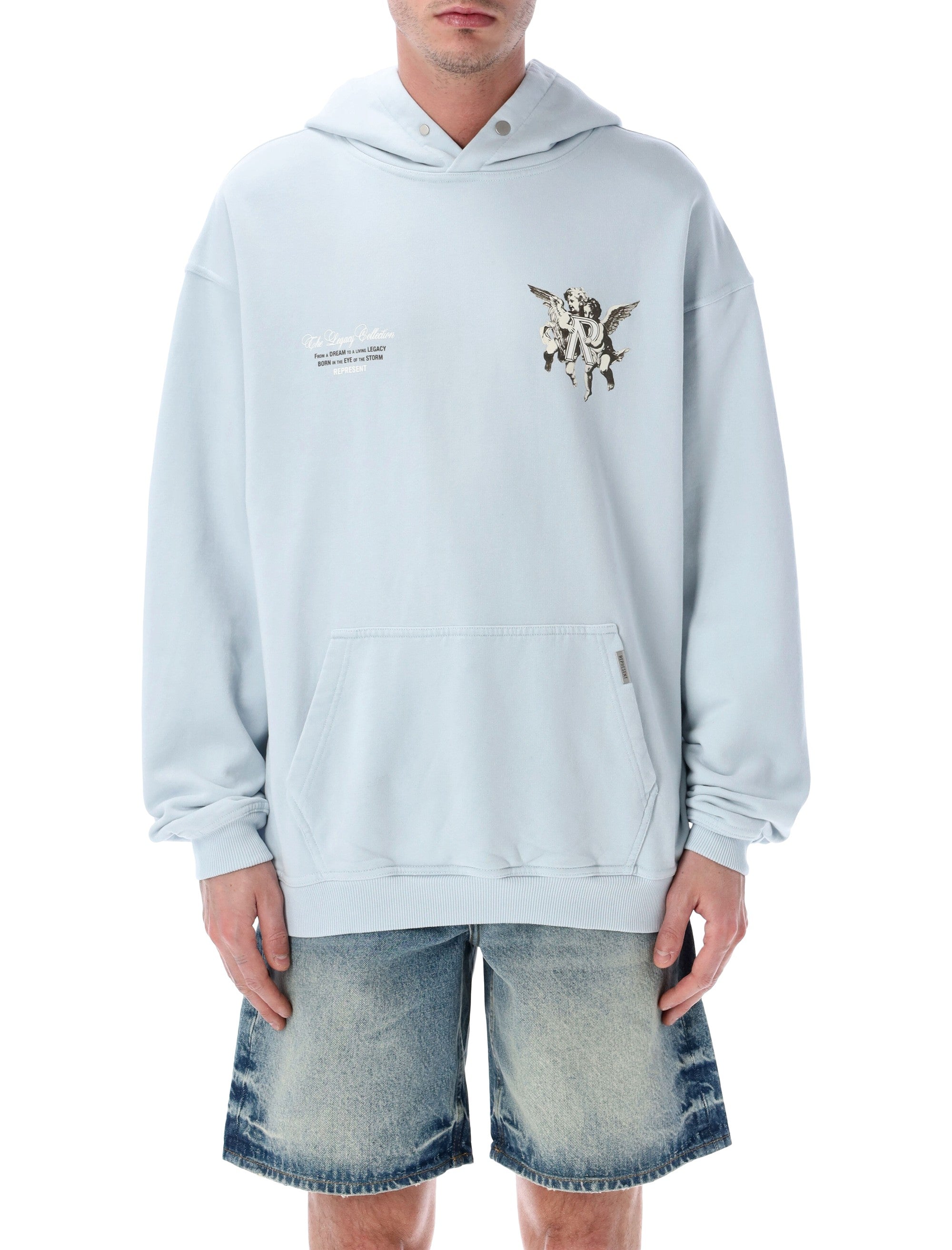 Represent Legacy Cherubs cotton hoodie Cloud Rib Sweatshirt