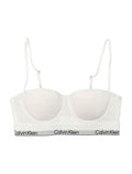 Calvin Klein Icon Cotton Modal bustier balconette bra White