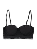 Calvin Klein Icon Cotton Modal bustier balconette bra Black