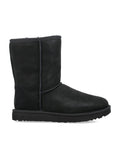 Ugg Womans Classic Short Ii Suede Boots Black Upper
