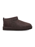 Mens Ugg Classic Ultra Mini Suede Boots Dusted Cocoa Upper Leather Lining