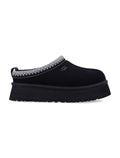 Ugg Tazz Ii Suede Platform Mules Black Upper