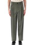 Obey Dean pleated pants Tea Leaf Polyester
