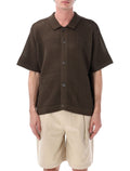 Obey Zach Knit Shirt Wren Cotton Cardigan