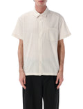 Obey Alan stripe seersucker shirt Unbleached Cotton