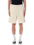 Obey Horizon Corduroy Cotton Shorts Birch Faded Wash