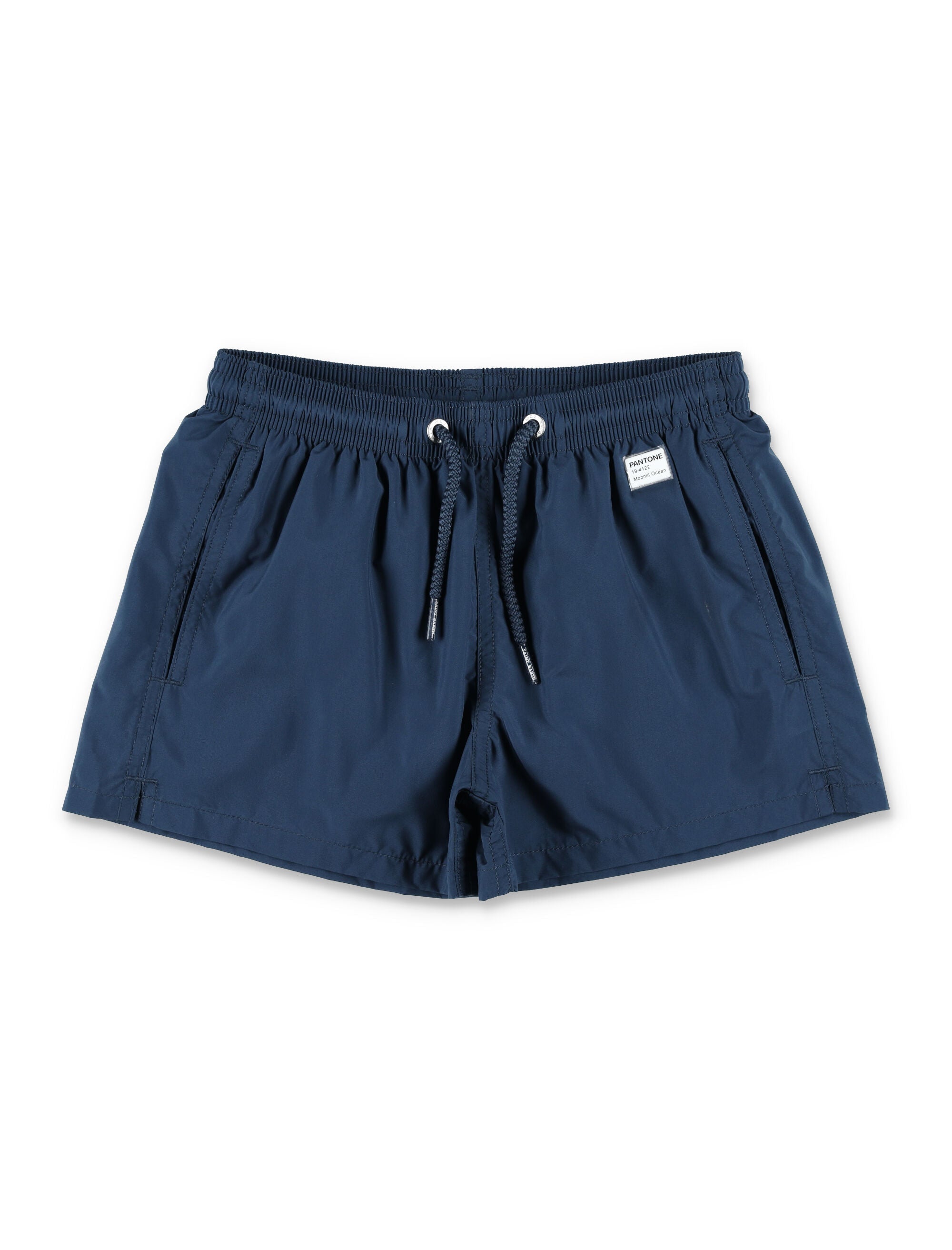 Mc2 Saint Barth X Pantone Blue Swim Shorts For Kids Polyester Swimwear