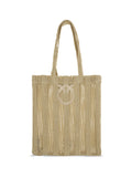 Pinko Easy Tote Bag — Yellow