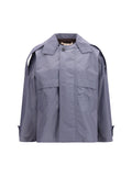 Marni Nylon Utility Jacket — Gray