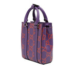 Mini GG Embossed Perforated Leather Tote