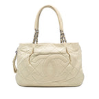 CC Quilted Caviar Expandable Tote