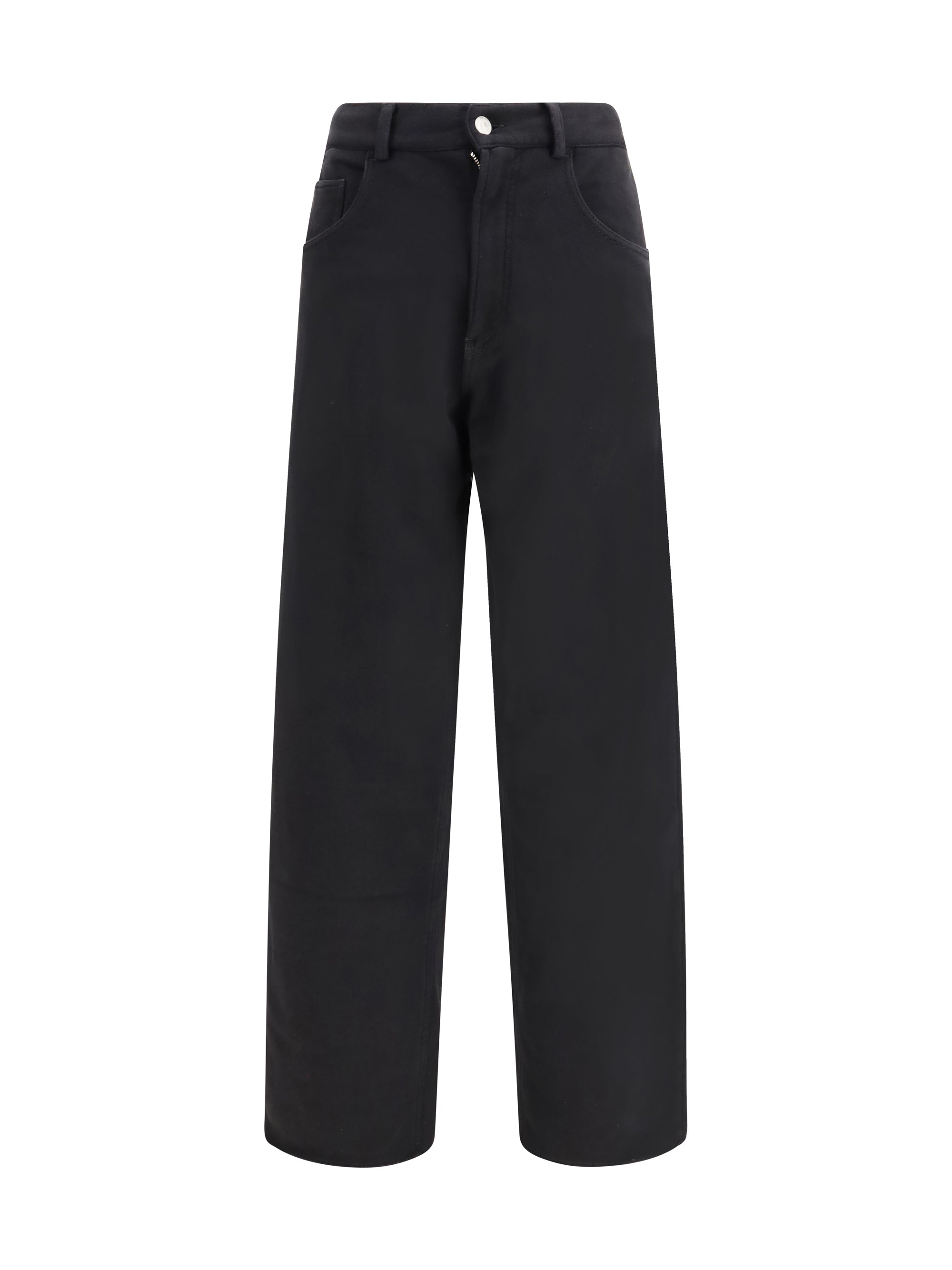 MM6 Maison Margiela Cotton Track Pants — Black