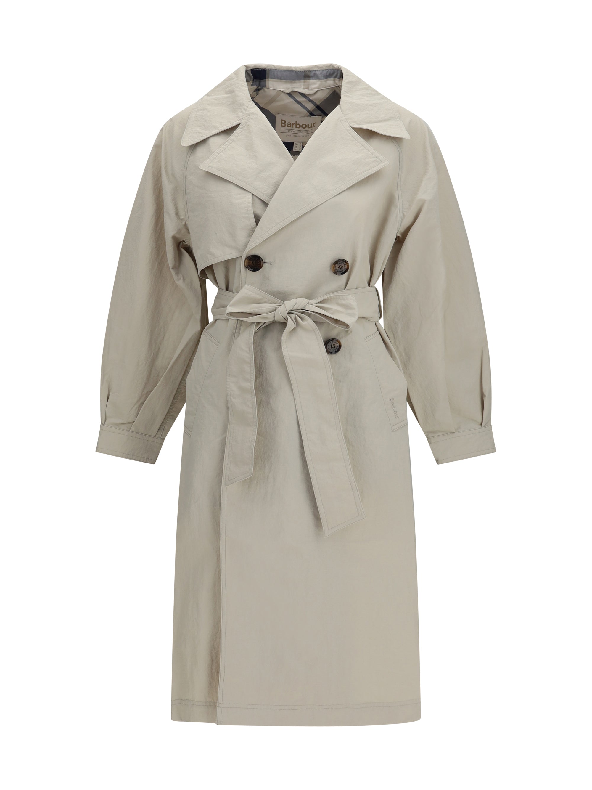 Barbour Layla Trench Coat — Beige