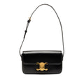 Shiny Calfskin Claude Shoulder Bag